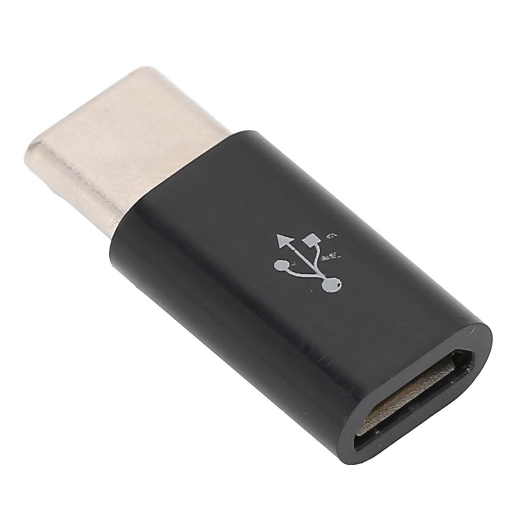 ABS   USB to TypeC Transfer Adapter Convert Plug and Play Connector Fast Charging(White(  Sign) )