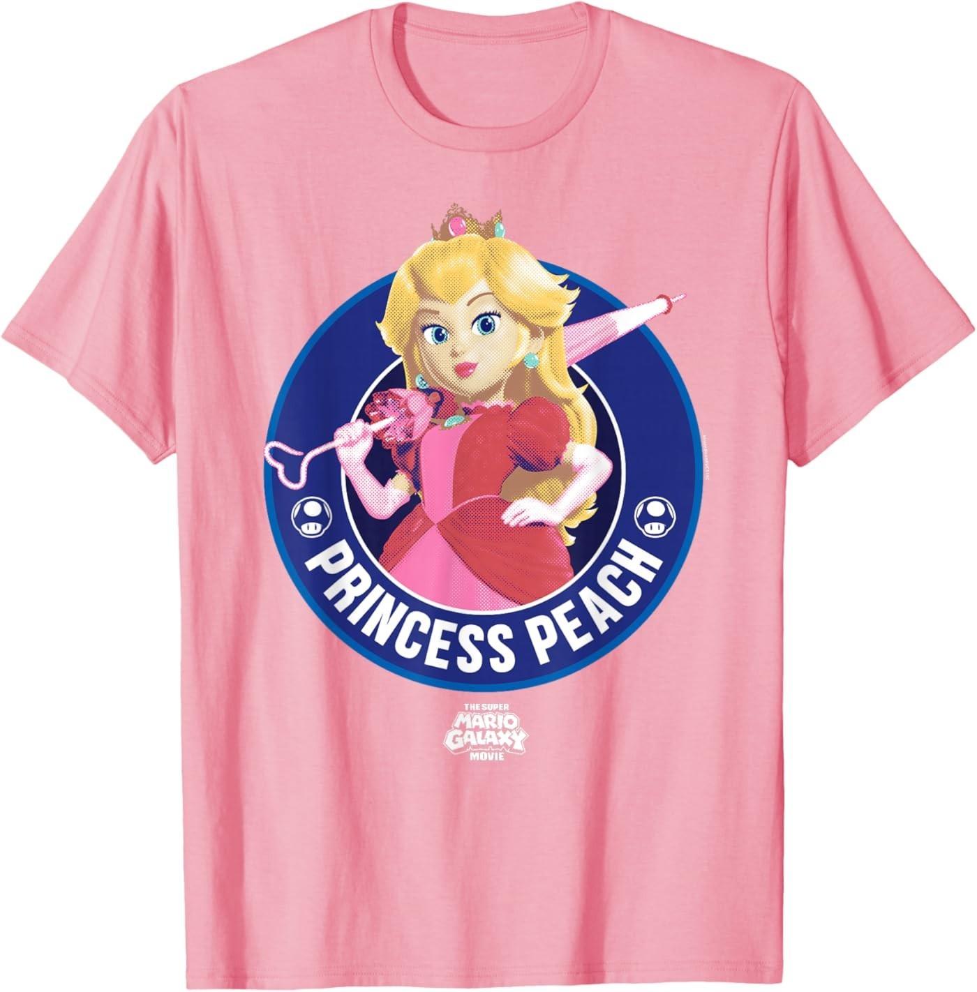 The Super Mario Galaxy Movie Peach Galactic Princess T-Shirt S разноцветный