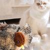 Life Like Bird Sound Cats Toy Safe Plush Bird Toy With Automatic Chirping for Cats Entertainment Indoor Engagement Toy