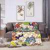 Soft Blanket Camping Rugrats Chuckie Finster  Throw Blanket  Flannel Bedspread For Bedroom Street Trend Sofa Bed Cover