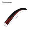 1Pair Car Rain Gutter Extensions Roof Water Guard Diversion Channel Slot For Jeep Wrangler Jk Jku 2007-2018 External Accessory