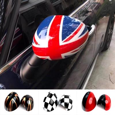 Tapas de la cubierta del espejo de la puerta lateral del coche para Mini Cooper One S JCW F54 F55 F56 F57 F60 2015-pegatina protectora para espejo retrovisor