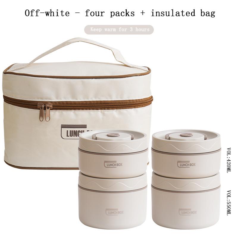 New Thermal Lunch Box Portable Japanese Style Bento Box Lunchbox Leakproof Food Container Microwave Oven Dinnerware for Students