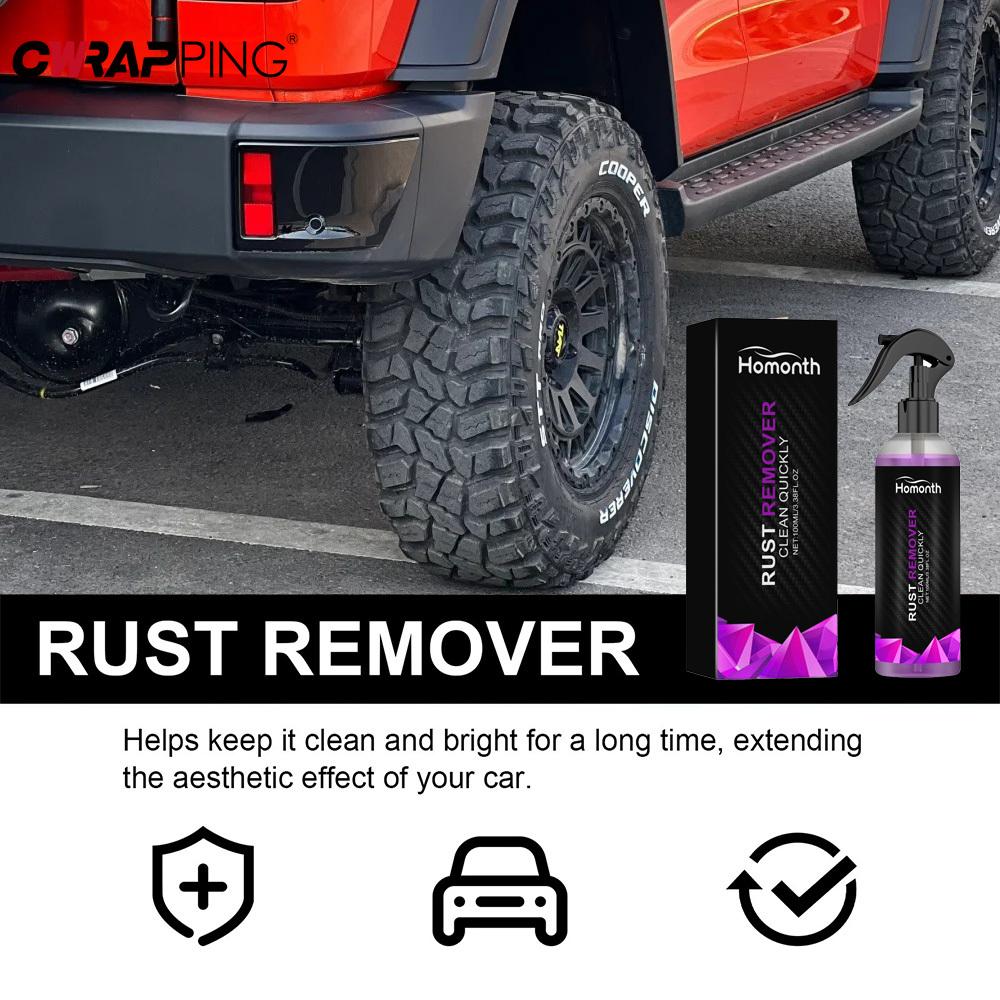 100ml Rust Remover Spray Car Anti Rust Cleaner Auto Chassis Wheel Hub Engine Dust Remover for Home Motorcycle Car Accessories
