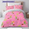 Bibi and Tina Pattern Bedding,Quilt Set Quilt Cover Pillowcase Home Birthday Gift (1 * Duvet Cover + 2 * Pillowcase, Without Core)