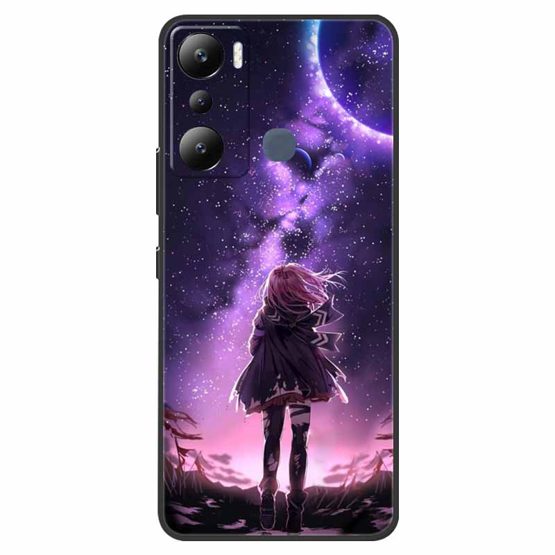 For Infinix Hot 20i Case Hot12i X665C Shockproof Soft Silicone TPU Back Cover For Infinix Hot 20i 20 I X665E Phone Cases 6.6"