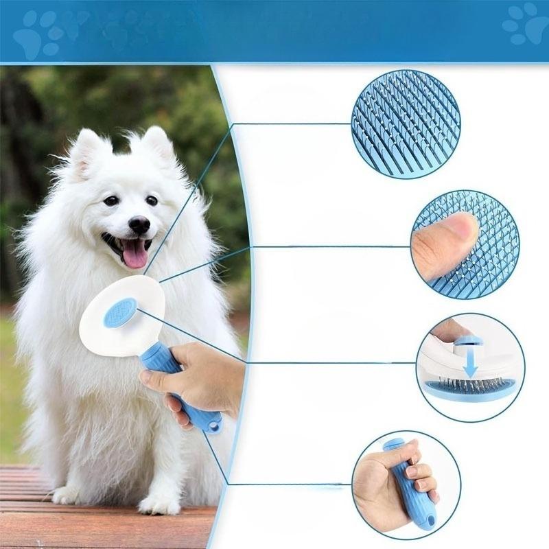 Cat Comb Pet Supplies Set, Dog Comb, Hair Removal and Cleaning Wonder, Special Cat Flea Comb