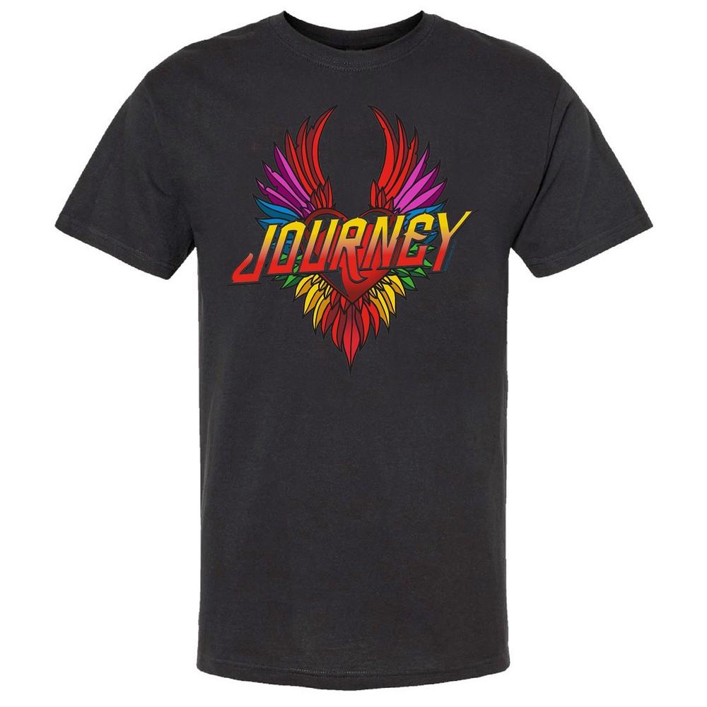 

Men s Journey Heart Wings T-shirt Black S