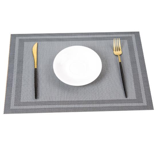 45x30cm PVC Vanntett Varmeisolasjonsmatte Spisebordsskål Dish Pad Dekkematte