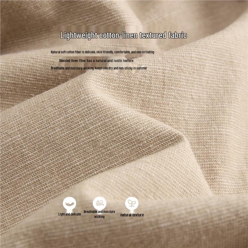 Giordano Men's Breathable Linen Blend Cropped Casual Pants