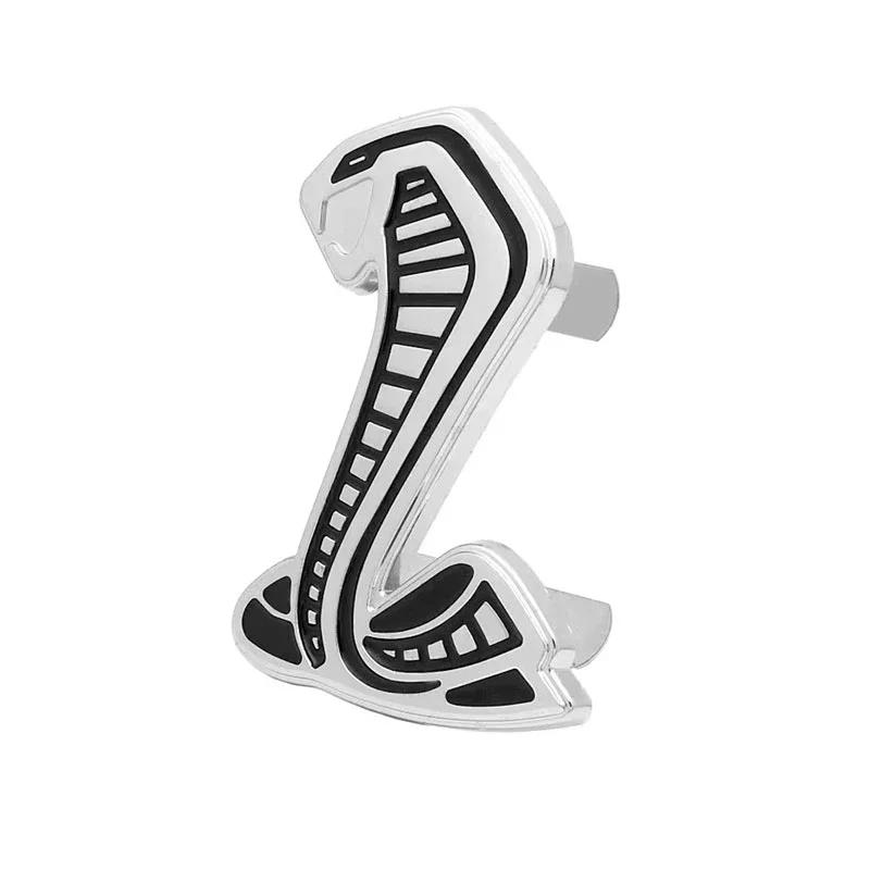 Metal Car Front Grille Emblem for Ford Shelby GT500 Mustang Fiesta Focus Mondeo Kuga Ranger Explorer Rear Trunk Badge Sticker