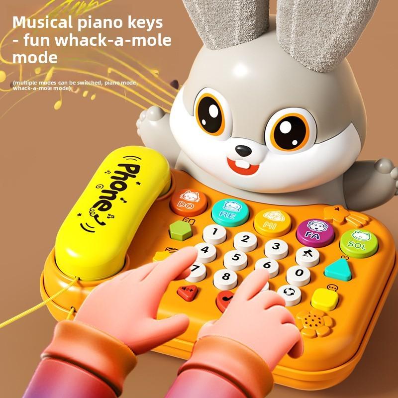 Simulation Telephone Rabbit With Tell Stories Children Educational Toy Gift