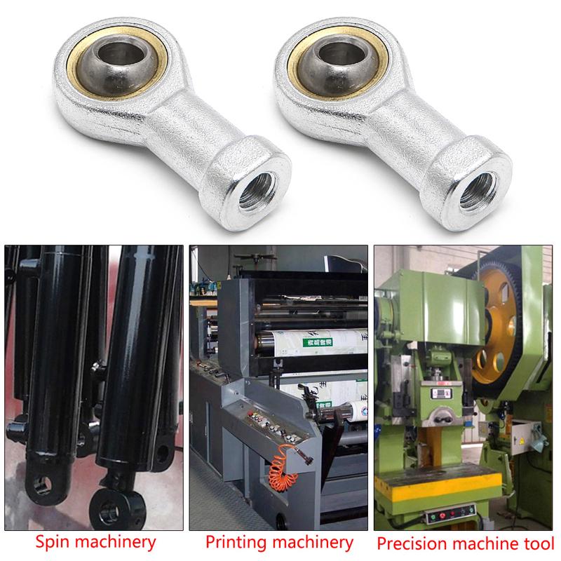 2Pcs Internal Female 8mm Metric Thread Rod End Ball Joint Bearing SI8T//K PHSA8