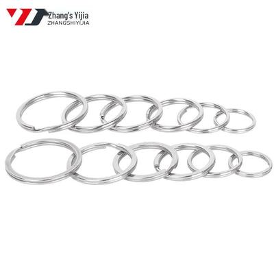 304 Stainless Steel Flat Keyring