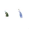 Elegant Peacock Lady Statue Animal Sculpture Collection Modern Ceramic Girl Figurine Porcelain