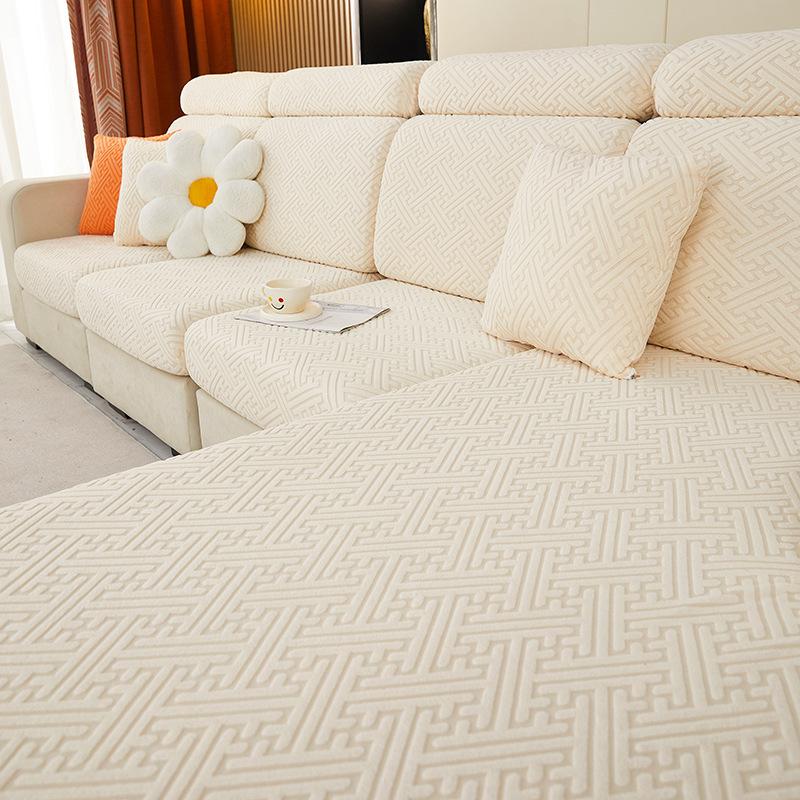 Elastischer Sofabezug, Vollständig Bedecktes Chenille-Bezugskissen, Neuer Vier-Jahreszeiten-Sofabezug