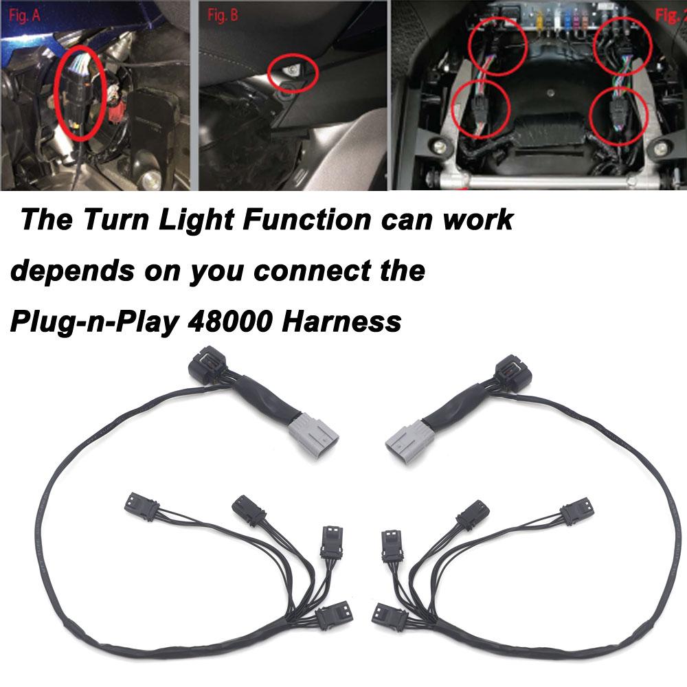 NEW Motorcycle Fog Light Side Auxiliary LED Turn Signals Decorative Cowl Light For Honda GOLD WING GL1800 GL 1800 2018-2022 2021