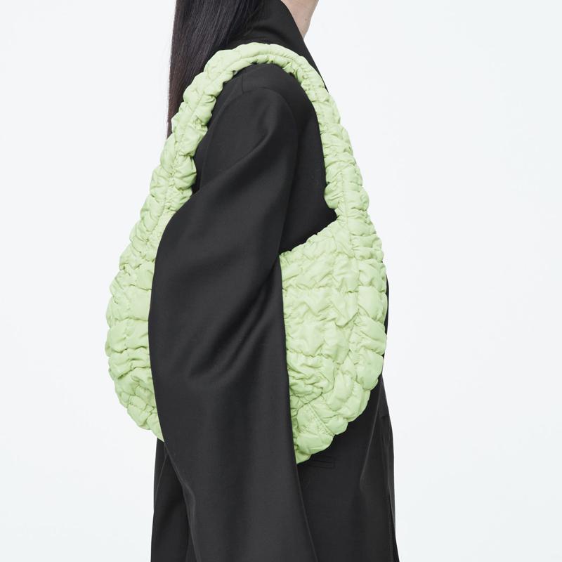 New COS Polyester Cloud Bag, Handbag, Shoulder Bag Mini Women's Light Green 973537037