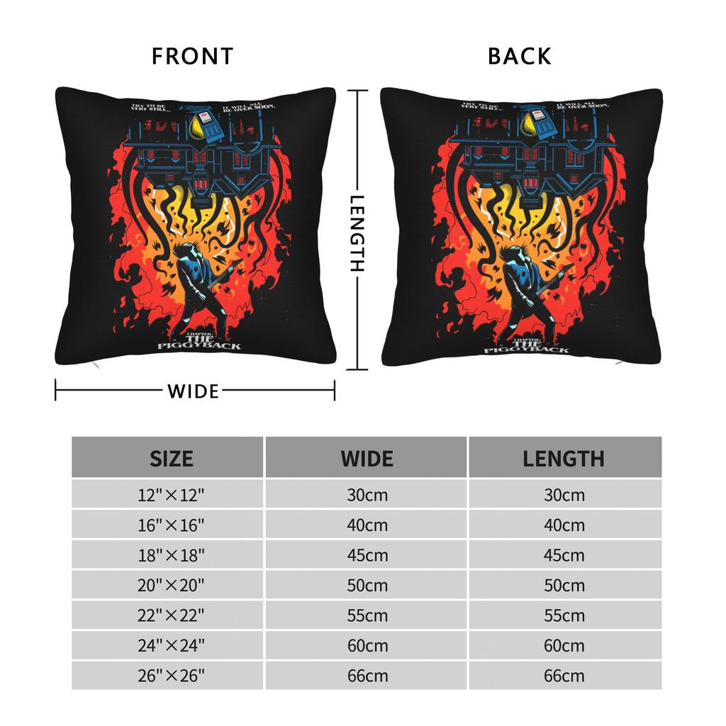 American Tv Series Pillow Case The Demogorgon Comfy Pillow Cover For Sofa Bedroom Home Decor Retro Trendy Pillowcases