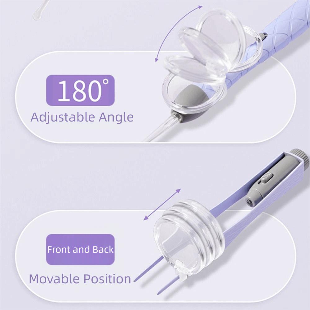 8X Magnifying Glass Luminous Ear Spoon 2 Soft Spoon USB Ear Cleaner LED Light Earpick Adults