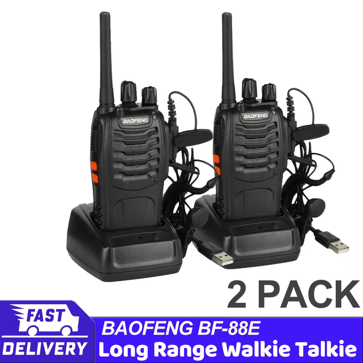 2 buc 6 buc 4 buc Baofeng BF-88E Walkie Talkie cu Rază Lungă de 5 km Radio bidirecțional Canal 16 călătorii cu mașina USB Plug