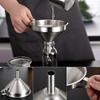 Stainless Steel Funnels With 300 Mesh Food Filter Strainer Funnel Set