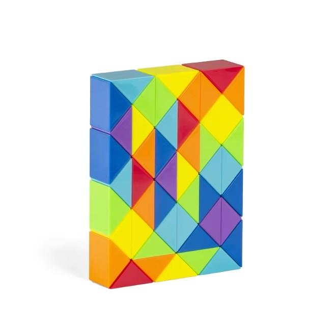 Dingsheng 24 a 36 48 60 72 Segmentů Kouzelné Pravítko Had vícebarevné 3D puzzle Fidget hra Fidge Kostka Twist Transformovatelná Dětské Puzzle