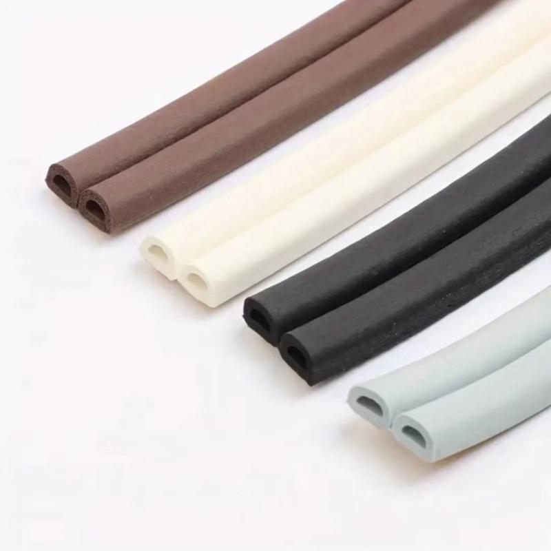 D-Type Self-Adhesive EPDM Rubber Door & Window Insulating Seal: Windproof, Soundproof, Heat Insulation & Anti-Collision Strip.