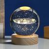 Solar System Globe Galaxy K9 Crystal Ball 3D Laser Engraved Astronomy Planets Ball Fantastic Style Home Decor Cosmic Model Gift