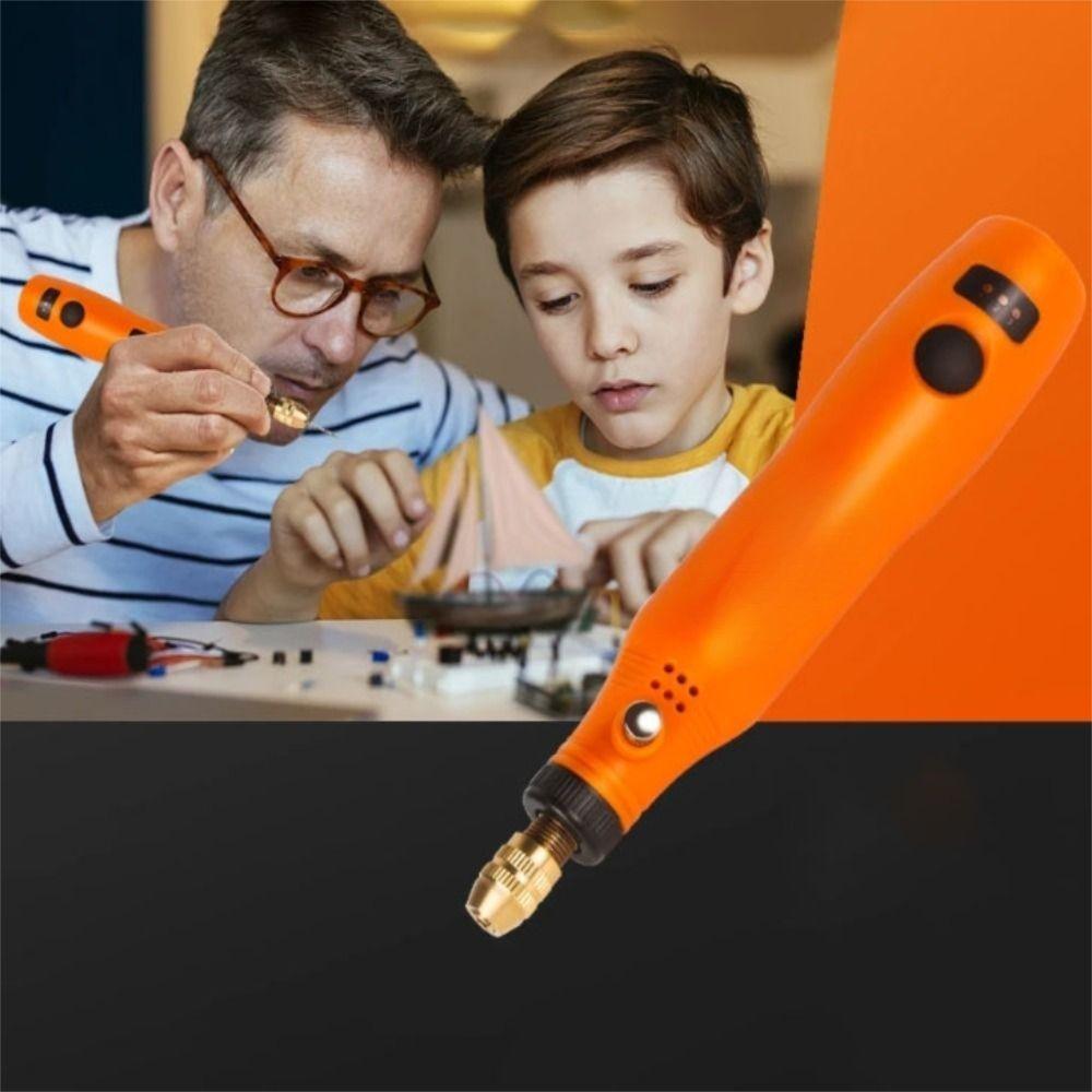5-Speed Adjustable Mini Wireless Drill Digital Display Mini Rotary Tool  Wood Carving