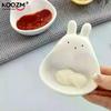 Cute Plastic Goose Rabbit Shaped Dishes Mini Cream Bowls Adorable Design Tableware For Afternoon Tea Household Food Serving Dish