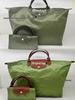 High-Quality Dragon-Inlaid Cowhide Travel Bag: Large, Lightweight, Waterproof Nylon Shoulder Handbag