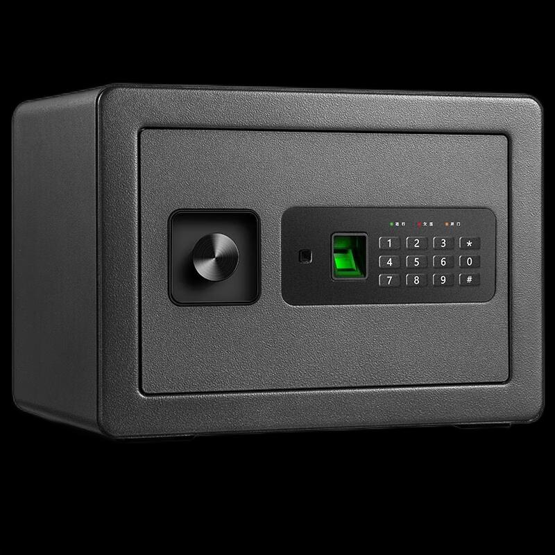 Deli 25cm Fingerprint & Password Home Safe