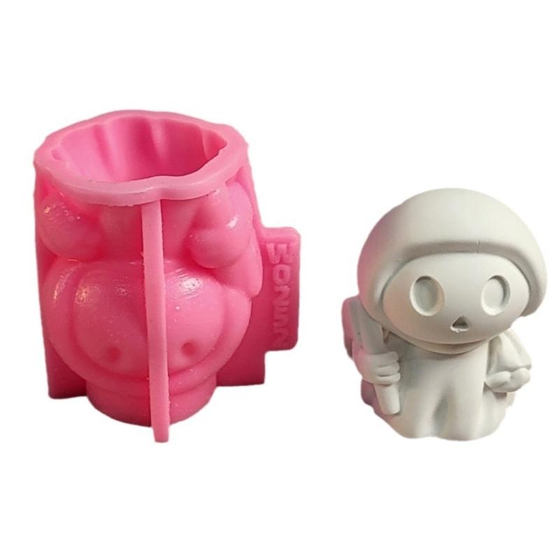 

Scary Dolls Molds Halloween Silicone Molds Ornament Molds Decorative Handmade Plasters Molds for Home Decorations 1