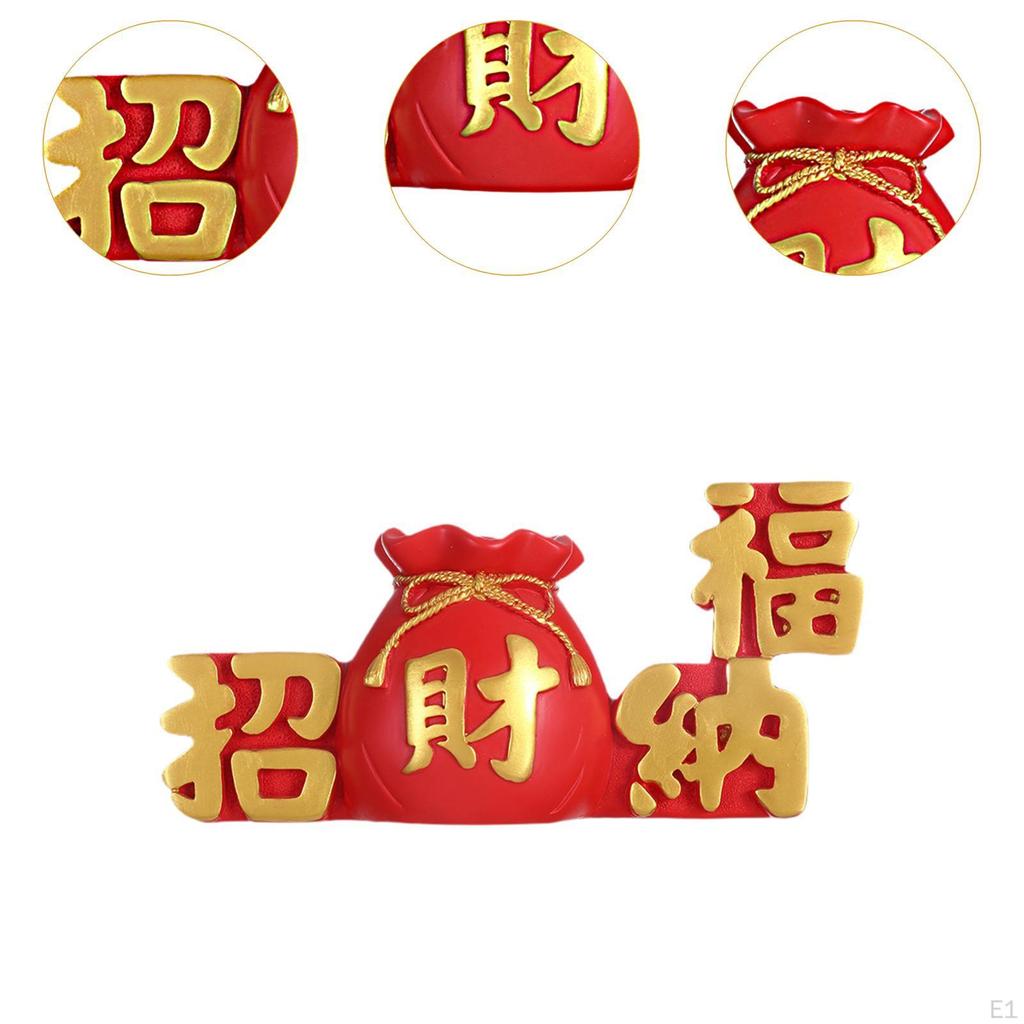 Blessed Flower Vase Lucky Art Craft, Creative, Centerpiece, Resin Planter Pot Desktop