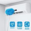 Long Handled Extendable Feather Duster Aluminum Alloy Splicing Rings Shape Ceiling Fan Duster Bendable Head Reusable