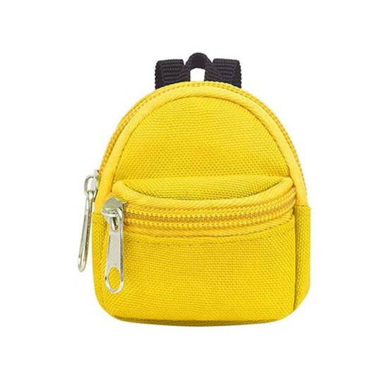 Mini Backpack Coin Purse, Scratch Resistant Zippered Compartment Keychain Bag, Waterproof Oxford Cloth Earphone Case