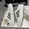 Summer New Breathable Little White Shoes Thick-soled Versatile Muffin Shoes Versatile Sports Board Shoes Women