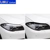 For BMW 5 Series F10 2010-2016 Accessories Car Black Plastic Lamp Brow Cover Trim Sticker Modification Decoration