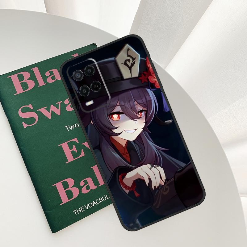 Hu Tao Genshin Impact For OPPO A98 A78 A18 A38 A58 A5 A6 Pro A15 A17 A57 A16 A76 A96 A54 A74 A94 A40 A60 A80 Case