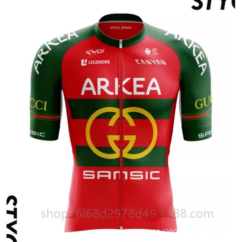 Maglia da Ciclismo EF Education-EasyPost Team Traspirante Performance Abbigliamento da Bici Uomo Donna