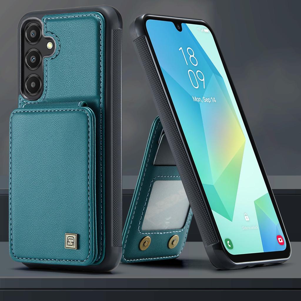 Flip Magnetic Leather Wallet Case For Samsung Galaxy S25 Ultra S24 Plus S23 S22 A56 A36 A26 A16 A55 A35 A15 Cards Holder Cover