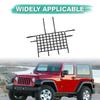 For Jeep Wrangler JK 2007-2024 JL 2018-2024 JT -2024 Car Rear Seat Trunk Isolation Cargo Net  Rear Trunk Barrier