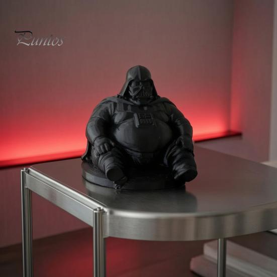 Cool Office Desk Ornaments 3D Printed Samurai Pen Holder for Pencils And Brushes, Creative Niche Movie Fan Gifts Desktop Organizer, Unique Armor