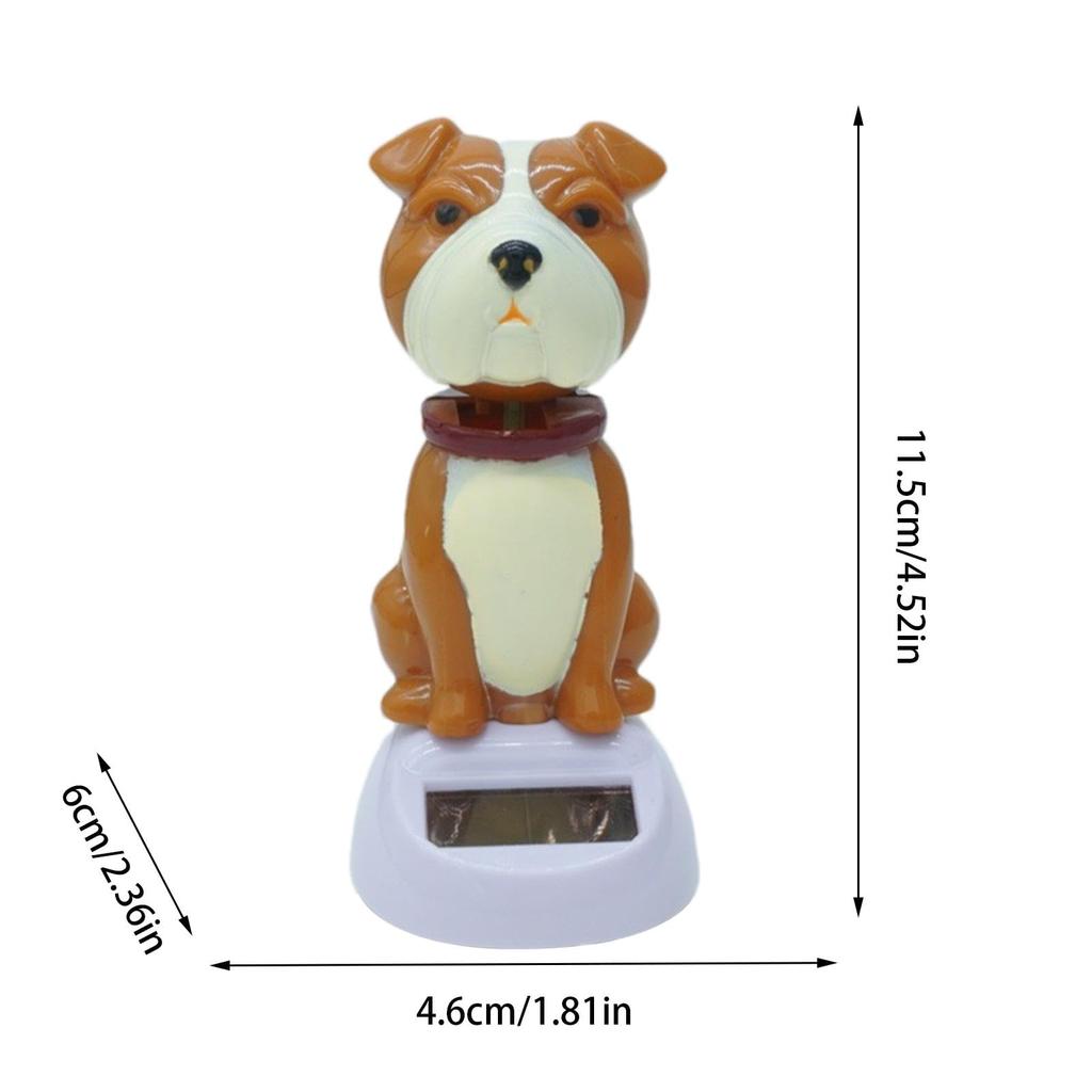 Dashboard Bobblehead, Animal Solar Bobblehead | Solar Bobblehead for Dog