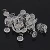 50 Pcs Bedskirt Pins Clear Heads Twist Pins Assortment Kit for Upholstery, Slipcovers and Bedskirts Furniture Hardware