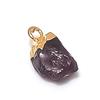 Natural Amethyst Rough Gemstone 925 Sterling Silver Jewelry Pendant 0.59" K9e91