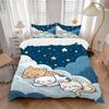 3pcs Cute Cats Bedding Set, Suitable for Bedroom Decoration, (Includes 1 Duvet Cover And 2 Pillowcases, Quilt Not Included) Yy250822145