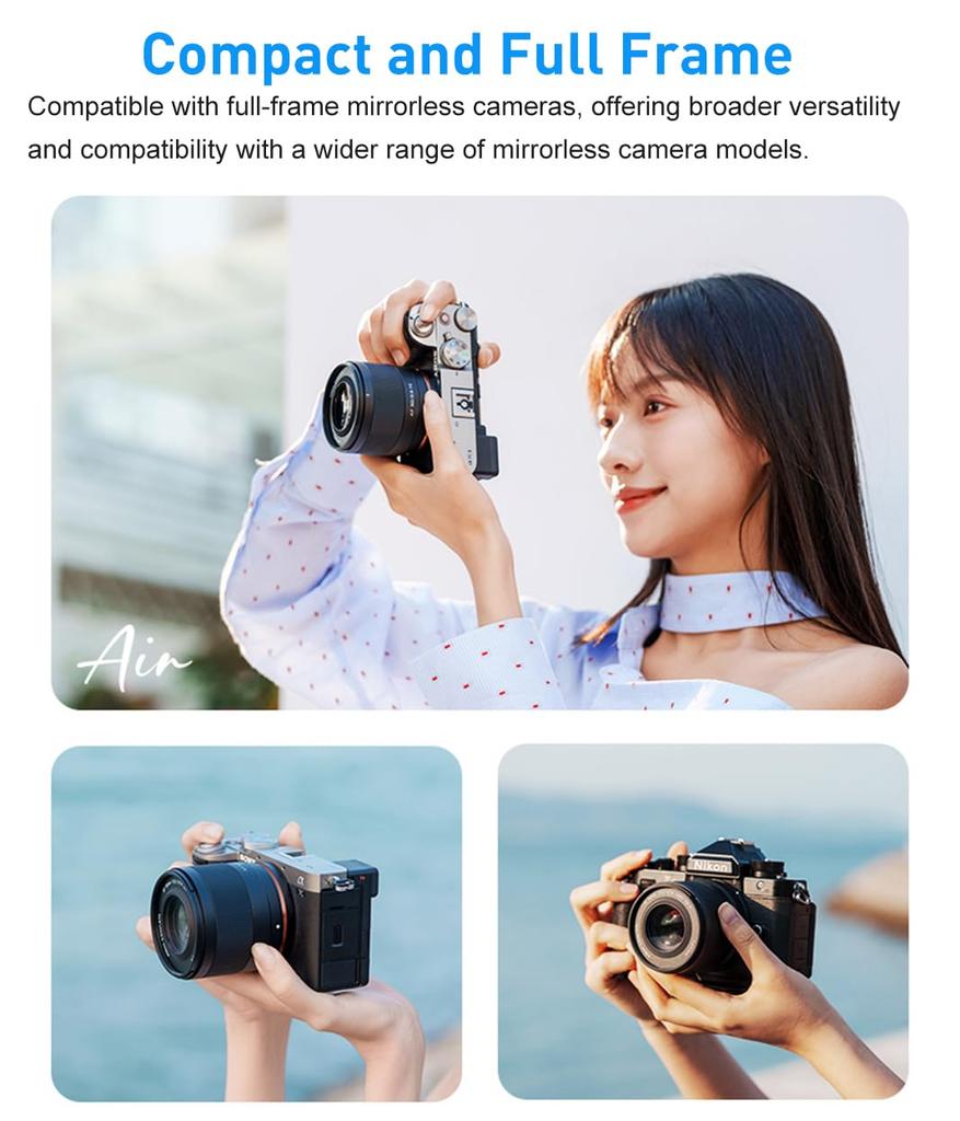 VILTROX 50mm AF 50mm for Nikon Autofocus Large Aperture Lens for Nikon Z6 Z7 ZFC F2.0 Z-Mount Full-Frame Lens, f/2.0 Z-Mount, Z5, Z6, II, Z7, II, Z8,