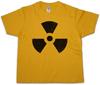 RADIOACTIVE SYMBOL Kids Boys T-Shirt Big Radiation Bang Radiation Logo-